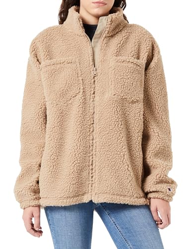 Champion Damen Rochester 1919 Outdoor W-Polar Y/D Lamb Effect Full Zip Kapuzenpullover, sandbraun, L von Champion
