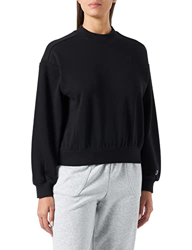 Champion Damen Rochester 1919 Tonal C-Logo Crewneck Sweatshirt, Schwarz, XL von Champion