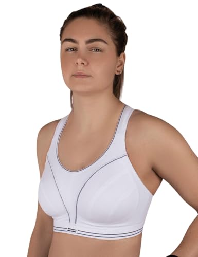 Champion Damen SA S5044 Ultimate Run Bra Sport BH, Bianco, 80I von Champion