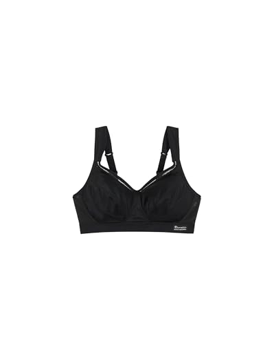 Champion Damen Shock Absorber Sn102 Active Classic Support Sport-BH, Schwarz, 80E EU Champion Damen Shock Absorber Sn102 Active Classic Support Sport-BH, Schwarz, 80E EU von Champion