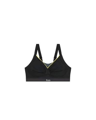 Champion Damen Shock Absorber S015f-Active Shaped Support Sport-BH, Nero, 80E von Champion