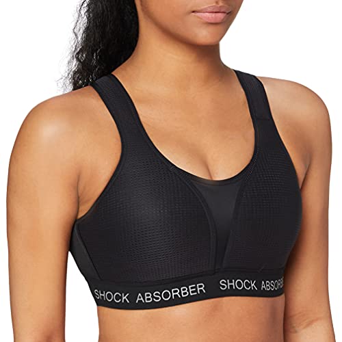 Champion Damen Shock Absorber S06s7 Ultimate Run Bra Padded Sport-BH, Schwarz (Noir Bsv), 75B von Champion