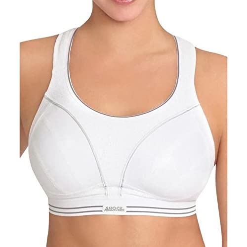 Champion Damen Shock Absorber S5044 Ultimate Run Bra Sport-BH, Weiß, 80C von Champion