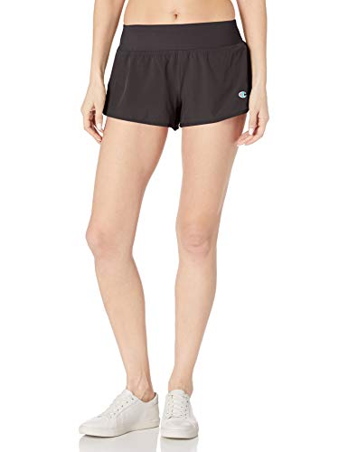 Champion Damen Sport Shorts, schwarz, Mittel von Champion