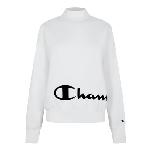 Champion Damen Sweatshirt-115394 Sweatshirt, Weiß, L-XL EU von Champion