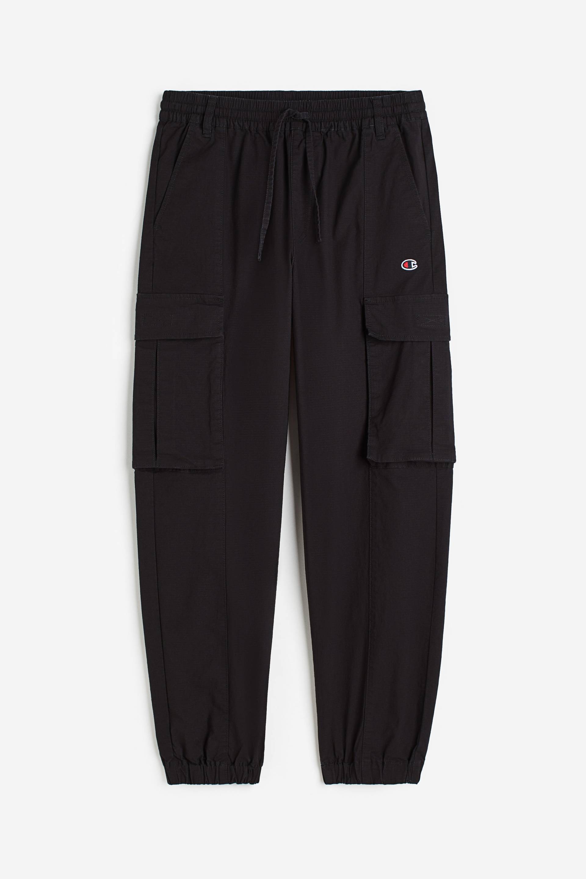 Champion Elastic Cuff Cargo Pant Black Beauty, Chinohosen in Größe L von Champion