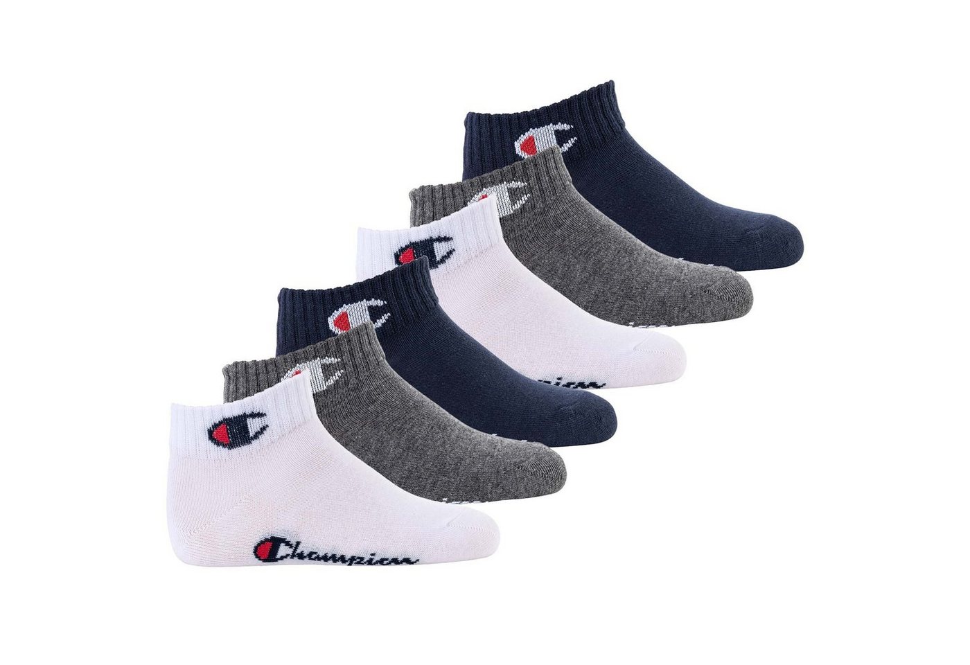 Champion Freizeitsocken Kinder Socken, 6er Pack- Crew Socken, einfarbig von Champion