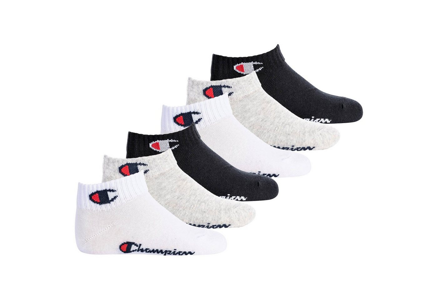 Champion Freizeitsocken Kinder Socken, 6er Pack- Crew Socken, einfarbig von Champion