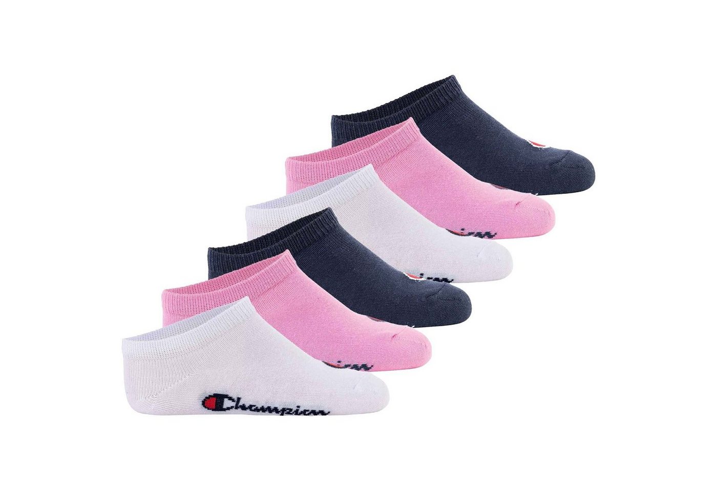 Champion Freizeitsocken Kinder Socken, 6er Pack - Sneaker Socken, Logo von Champion