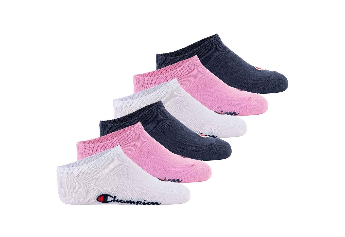 Champion Freizeitsocken Kinder Socken, 6er Pack - Sneaker Socken, Logo von Champion