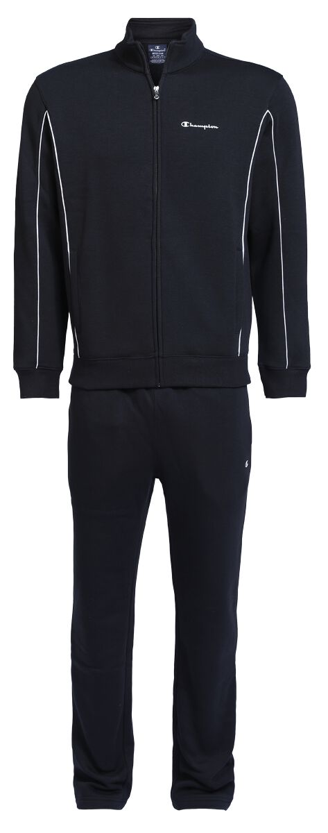 Champion Full Zip Suit Trainingsanzug schwarz in L von Champion