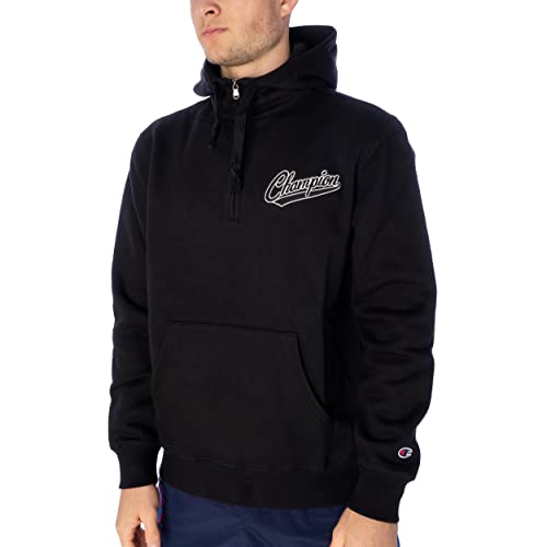 Champion Half Zip Hoodie Herren Sweater schwarz L von Champion