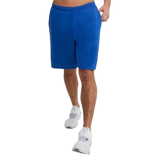 Champion Herren, Lightweight Lounge, Casual Jersey Knit Men's, Weekend (Reg. Or Big & Tall) Shorts, Surf The Web C Patch Logo, Klein von Champion