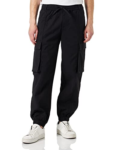 Champion Herren 1919 Rochester Pant Woven Ribstop Cargo Trainingshose, Schwarz, L von Champion