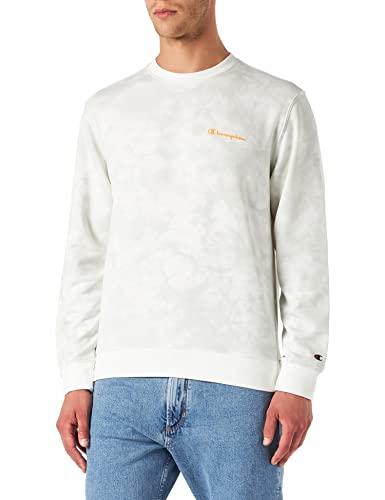 Champion Herren American Classics Crewneck Sweatshirt, Elfenbein Tie Dye, L von Champion