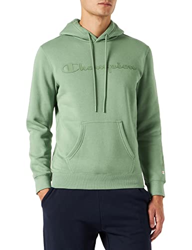 Champion Herren American Classics Fall Fleece Big Logo Kapuzenpullover, Pastellgrün, L von Champion