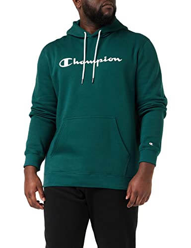 Champion Herren American Classics Fall Fleece Big Logo Kapuzenpullover, Teal, S von Champion