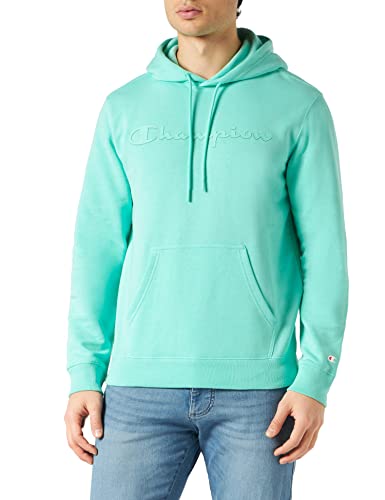 Champion Herren American Classics Big Logo Kapuzenpullover, Türkis, L von Champion