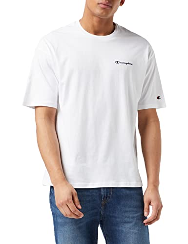 Champion Herren American Classics T-Shape S/S T-Shirt, weiß, S von Champion