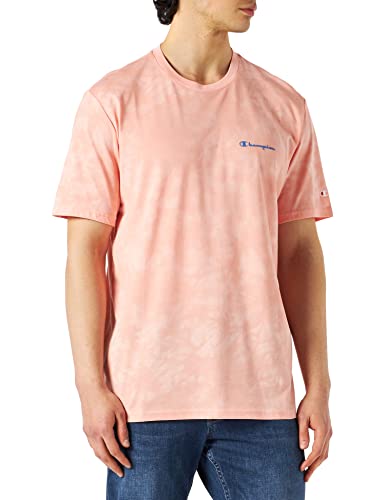 Champion Herren American Classics S/S T-Shirt, Rose Tie Dye, S von Champion