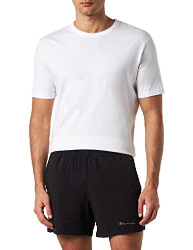 Champion Herren Athletic C-Sport Quick Dry Jersey Small Logo 5" Badehose, Nero, S von Champion