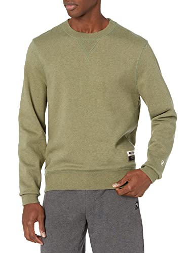 Champion Herren Authentic Originals Wildleder Sweatshirt, Green Luck Heather, Large von Champion