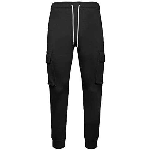 Champion Herren Authentic Pants C-Logo Utility Trainingshose, Schwarz, XXL von Champion
