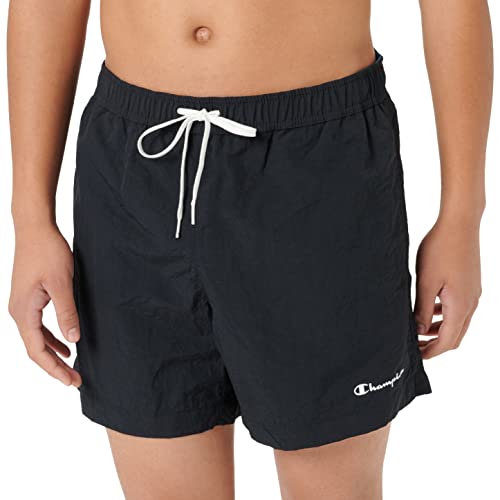 Champion Herren Beachshorts Small Logo Badehose, Nero, L von Champion