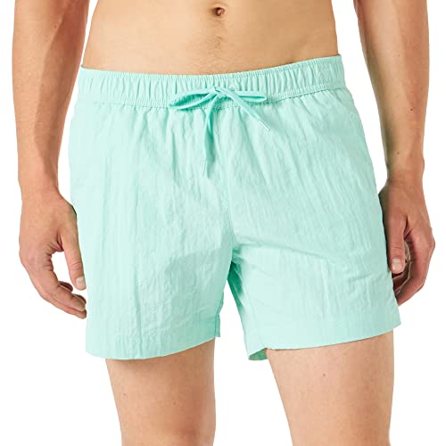 Champion Herren Beachshorts Small Logo Badehose, Türkis, L von Champion