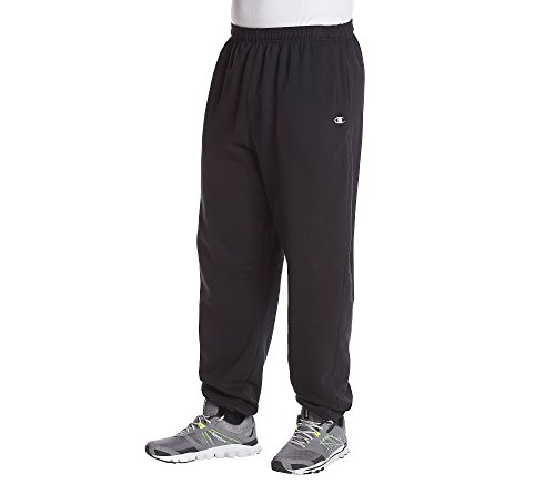 Champion Herren Big & Tall Fleece Pant Trainingshose, schwarz, X-Large Hoch von Champion