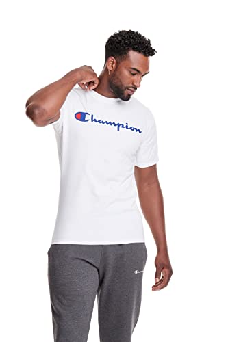 Champion Herren Classic Jersey Graphic T-shirt T Shirt, Weiß 2, XL EU von Champion