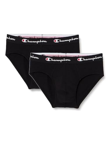 Champion Herren Core Briefs X2 Slip, Schwarz, L (2er Pack) von Champion