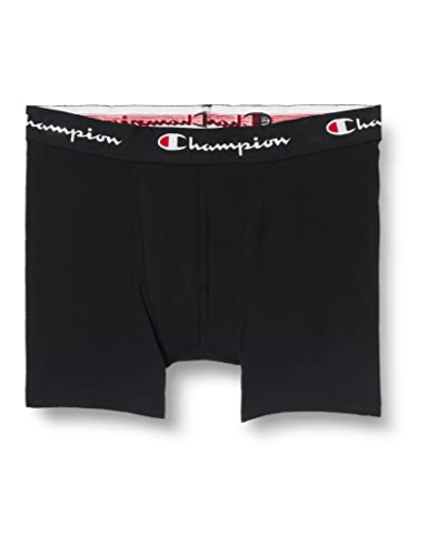 Champion Herren Core Trunk X2 Retroshorts, Schwarz, L (2er Pack) von Champion