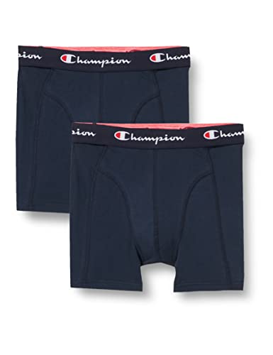 Champion Herren Core x2 Retroshorts, Marineblau, XL (2er Pack) von Champion