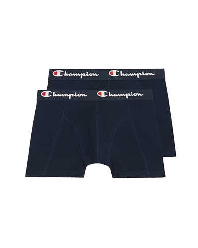 Champion Herren Core x2 Retroshorts, Marineblau, XXL (2er Pack) von Champion