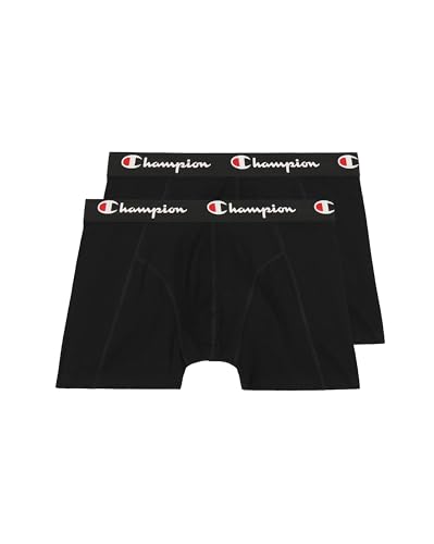 Champion Herren Core x2 Retroshorts, Schwarz, XL (2er Pack) von Champion