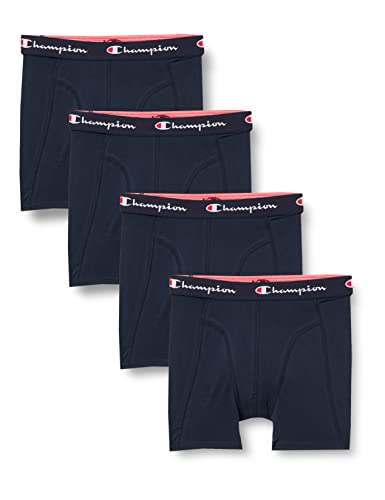 Champion Herren Core x4 Retroshorts, Marineblau, XL (4er Pack) von Champion