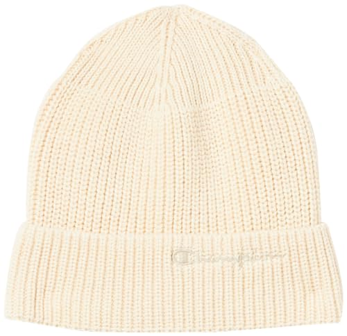 Champion Herren Eco Future Caps-802425 Beanie-Mütze, Helles Beige, One Size von Champion