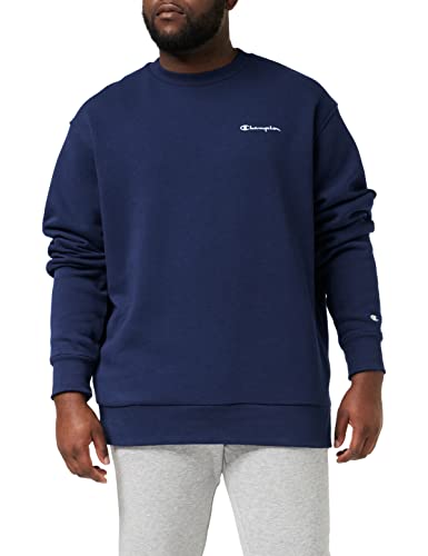 Champion Herren Eco Future Fleece Crewneck Kapuzenpullover, Marineblau, XL von Champion