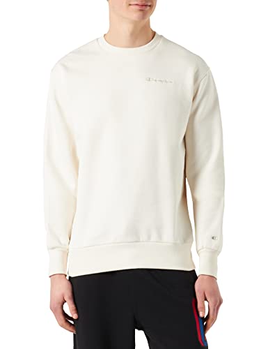 Champion Herren Eco Future Fleece Custom Fit Crewneck Hoodie, Avorio, L von Champion