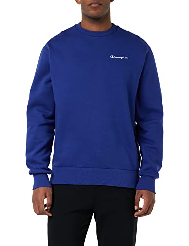 Champion Herren Eco Future Fleece Custom Fit Crewneck Hoodie, Blu (College), S von Champion