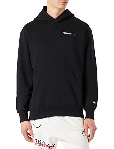 Champion Herren Eco Future Fleece Custom Fit Kapuzenpullover, Schwarz, L von Champion