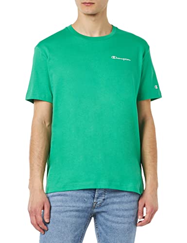 Champion Herren Eco Future Jersey Graphic S/S T-Shirt, grün, X-Small von Champion
