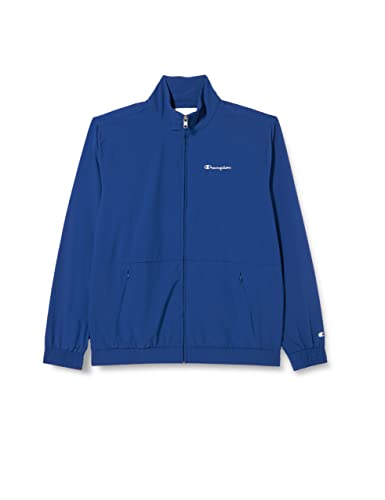 Champion Herren Eco Future Recycled Stretch Woven Full-Zip Sweatshirt, Blau (College), M von Champion