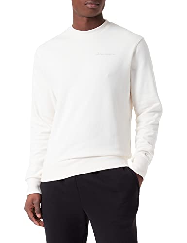 Champion Herren Eco Future Terry Custom Fit Crewneck Sweatshirt, Elfenbein, XL von Champion