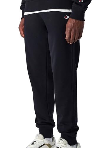 Champion Herren Fleece Slim Fit Jogginghose - Schwarz - L von Champion
