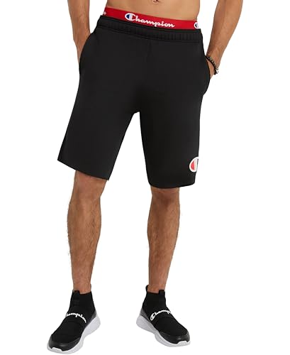 Champion Herren Graphic Jersey Shorts, schwarz, Klein von Champion