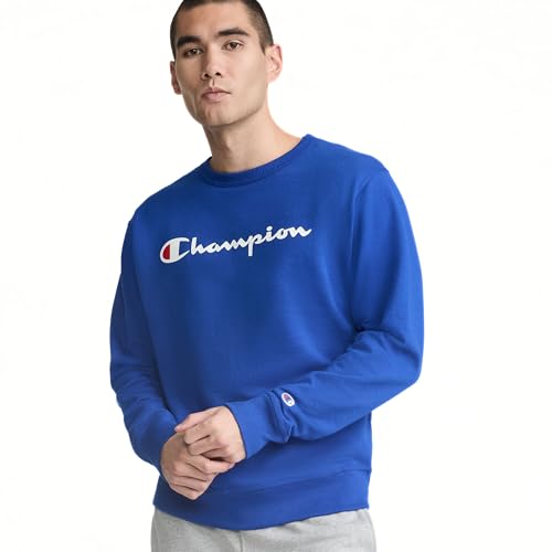 Champion Herren Graphic Powerblend Fleece Crew Sweatshirt, Surf The Web-y07718, Medium von Champion