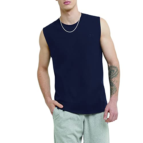 Champion Herren Hemd Klassisches Jersey Muscle T-shirt, Navy, M Champion Herren Hemd Klassisches Jersey Muscle T-shirt, Navy, M von Champion