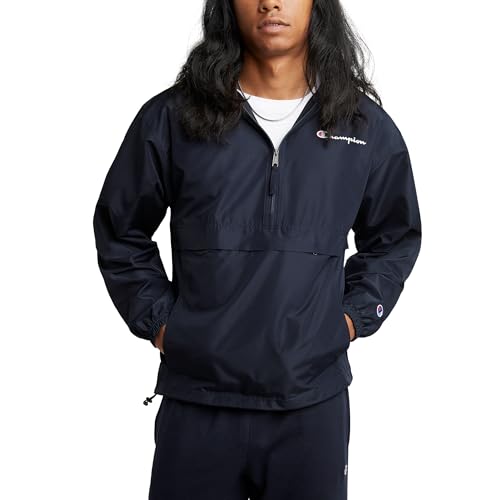 Champion Herren Jacke Packbare Jacke, Navy-549369, L von Champion